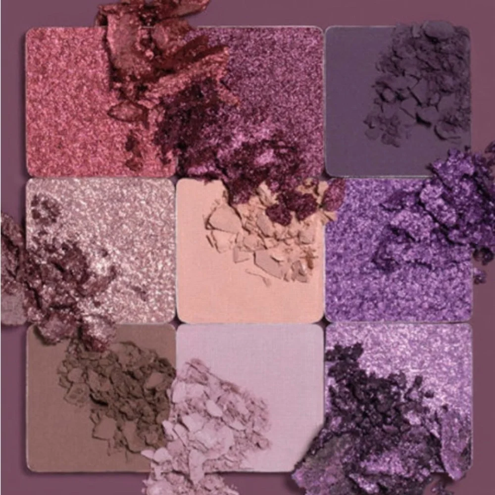 NWOB HUDA BEAUTY Purple Haze Eyeshadow Palette Bold Vibrant Glitter Neutral